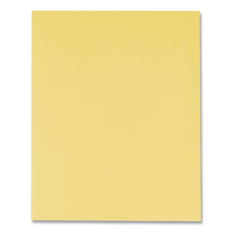 TOPS BUSINESS FORMS Twin-Pocket Folder, Accommodates (100) 11 x 8.5 Sheets, Yellow, 25/Box (OXF57509) thumbnail 3