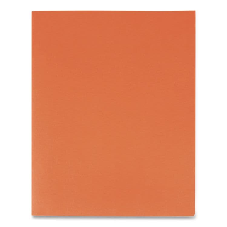 TOPS BUSINESS FORMS Twin-Pocket Folder, Accommodates (100) 11 x 8.5 Sheets, Orange, 25/Box (OXF57510) thumbnail 3