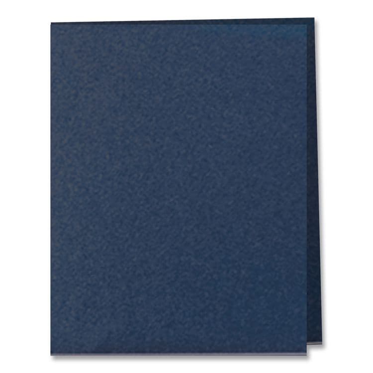 TOPS BUSINESS FORMS Twin-Pocket Folder, Accommodates (100) 11 x 8.5 Sheets, Dark Blue, 25/Box (OXF57538) thumbnail 4