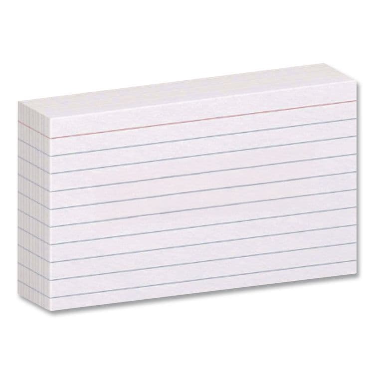 TOPS BUSINESS FORMS Heavyweight Ruled Index Cards, 3 x 5, White, 100/Pack (OXF63500) thumbnail 4