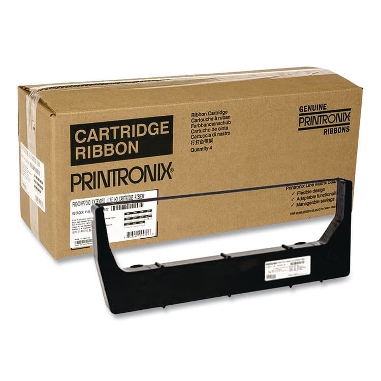 PRINTRONIX 255048402 Extended Life Ribbon, Black, 4/Pack (PRT255048402) thumbnail 3