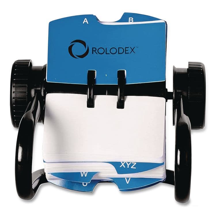 ROLODEX Open Rotary Card File, Holds 500 2.25 x 4 Cards, Black (ROL66704) thumbnail 2