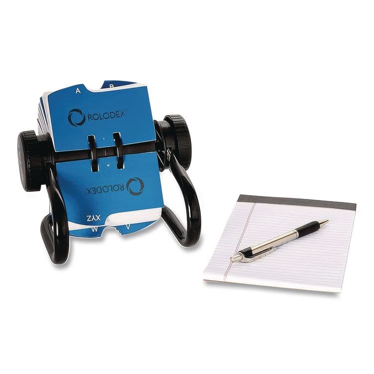 ROLODEX Open Rotary Card File, Holds 500 2.25 x 4 Cards, Black (ROL66704) thumbnail 3