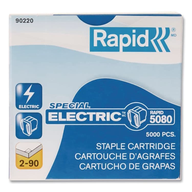 ESSELTE PENDAFLEX CORP. Heavy-Duty Staple Cartridge, 0.5" Crown, Steel, 5,000/Box (RPD90220) thumbnail 3
