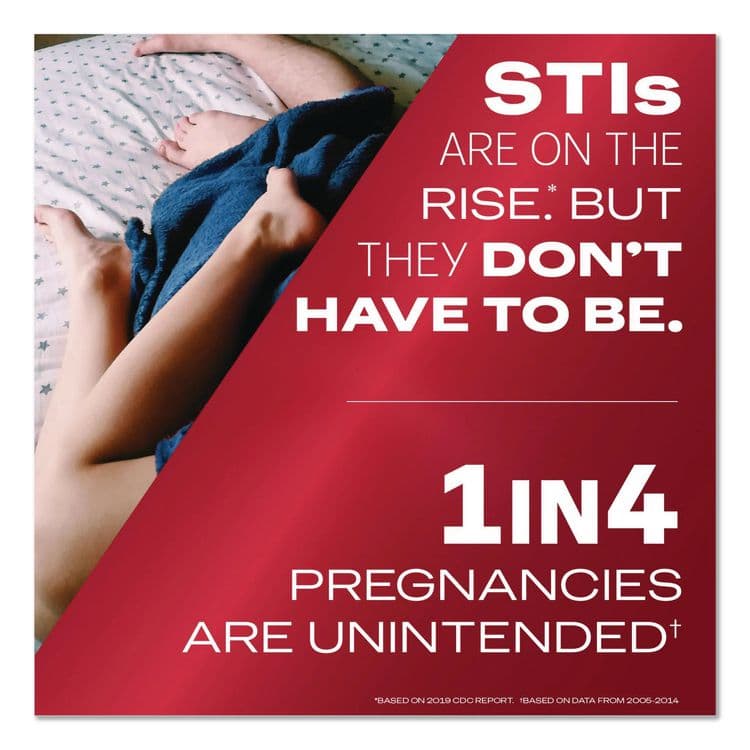 RECKITT BENCKISER Extra Sensitive Condoms, Natural, 12/Box, 18 Boxes/Carton (RAC30271CT) thumbnail 4