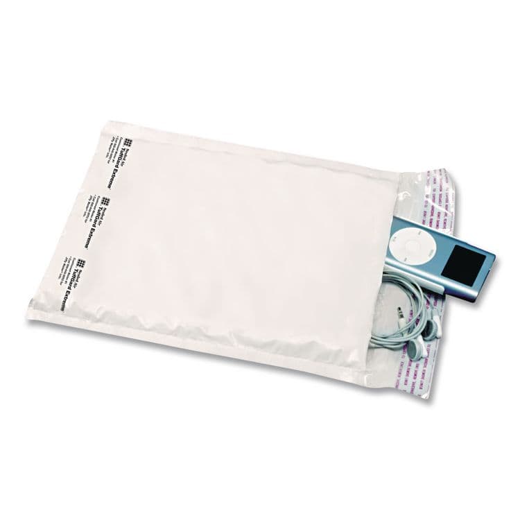 ANLE PAPER/SEALED AIR CORP. Jiffy TuffGard Self-Seal Cushioned Mailer,#4, Barrier Bubble Air Cell Cushion, Self-Adhesive Closure, 9.5 x 14.5, White,25/CT (SEL49675) thumbnail 3