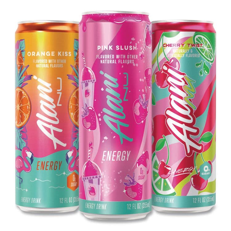 ALANI NU Energy Sweet Splash Variety Pack, Assorted Flavors, 12 oz Can, 18/Carton (GRR22002374) thumbnail 3