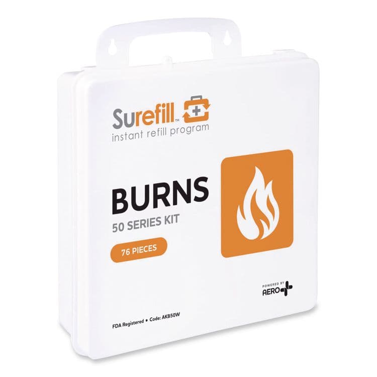 AERO HEALTHCARE 50 Series Burn Kit, 76 Pieces, Plastic Case (AOHAKB50W) thumbnail 3