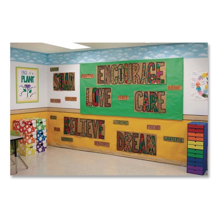 PACON CORPORATION Fadeless Paper Roll, 50 lb Bond Weight, 48" x 50 ft, Tan (PAC57865) thumbnail 3