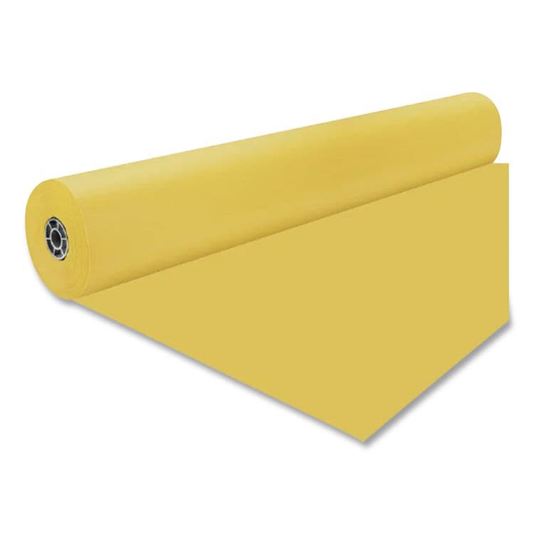PACON CORPORATION Rainbow Duo-Finish Colored Kraft Paper, 35 lb Wrapping Weight, 36" x 1,000 ft, Canary (PAC63080) thumbnail 3
