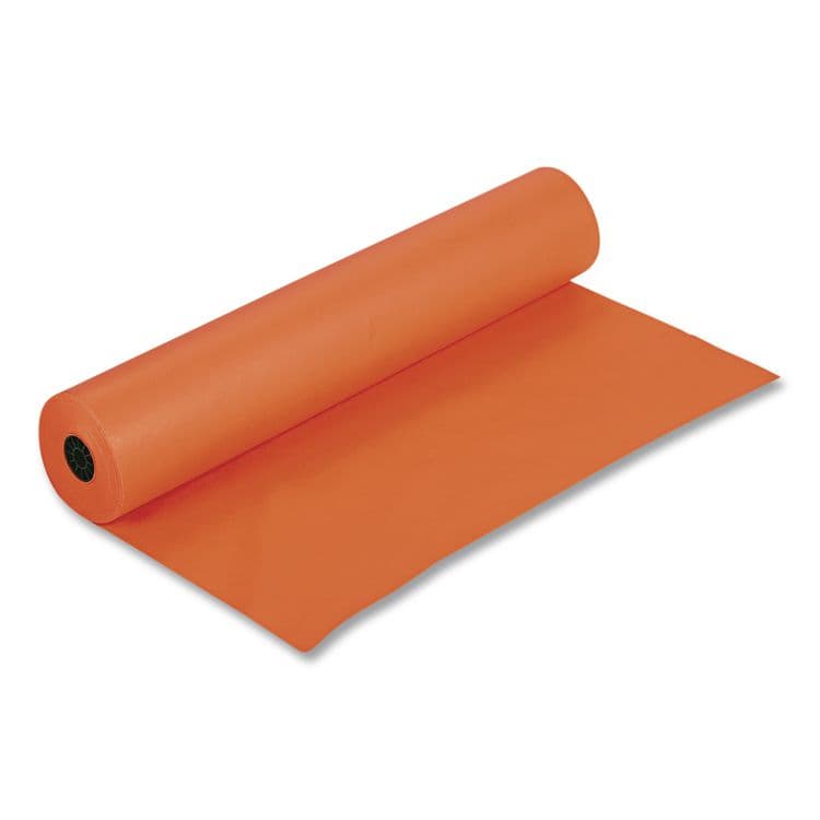 PACON CORPORATION Rainbow Duo-Finish Colored Kraft Paper, 35 lb Wrapping Weight, 36" x 1,000 ft, Orange (PAC63100)