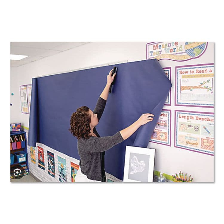 PACON CORPORATION Rainbow Duo-Finish Colored Kraft Paper, 35 lb Wrapping Weight, 36" x 1,000 ft, Dark Blue (PAC63180) thumbnail 4