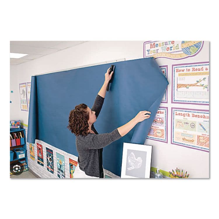 PACON CORPORATION Rainbow Duo-Finish Colored Kraft Paper, 35 lb Wrapping Weight, 36" x 1,000 ft, Royal Blue (PAC63200) thumbnail 4