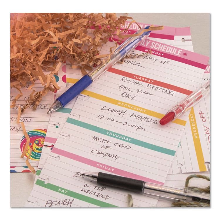 PENTEL OF AMERICA R.S.V.P. RT Ballpoint Pen, Retractable, Medium 1 mm, Blue Ink, Clear Barrel, Dozen (PENBK93C) thumbnail 4