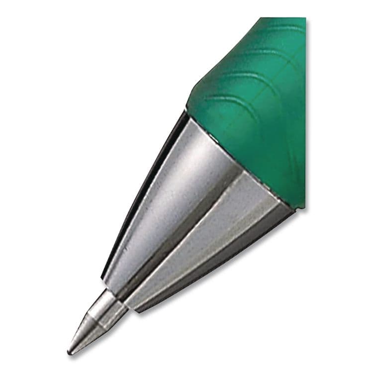 PENTEL OF AMERICA EnerGel RTX Gel Pen, Retractable, Medium 0.7 mm, Green Ink, Green/Gray Barrel (PENBL77D) thumbnail 4