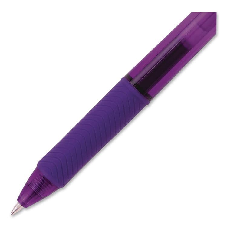 PENTEL OF AMERICA EnerGel-X Gel Pen, Retractable, Medium 0.7 mm, Violet Ink, Translucent Violet/Violet Barrel (PENBL107VEA) thumbnail 3