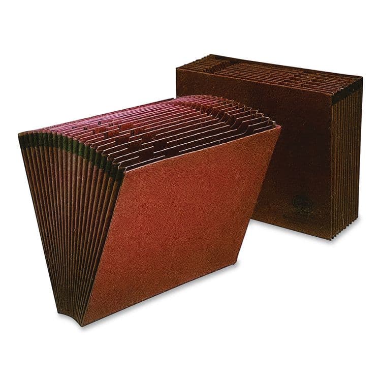 TOPS BUSINESS FORMS Earthwise by Pendaflex Recycled Indexed Expanding File, 21 Sections, 1/21-Cut Tabs, Legal Size, Red Fiber (PFXER19A) thumbnail 3