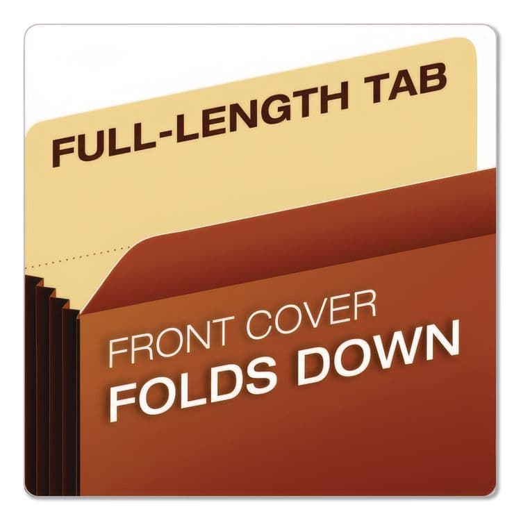 TOPS BUSINESS FORMS File Cabinet Pockets, 3.5" Expansion, Legal Size, Redrope, 10/Box (PFXFC1526P) thumbnail 4