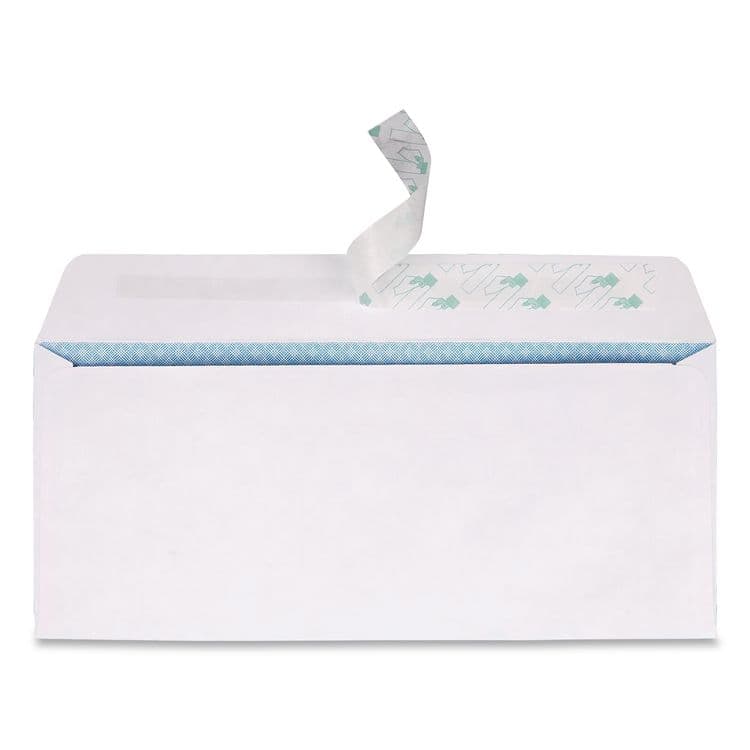 QUALITY PARK PRODUCTS Redi-Strip Security Tinted Envelope, #10, Commercial Flap, Redi-Strip Heat-Resistant Closure, 4.13 x 9.5, White, 500/Box (QUA69122) thumbnail 3