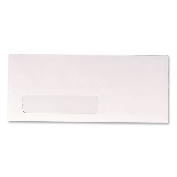 QUALITY PARK PRODUCTS Invoice-Format Address-Window Envelope, #10, Commercial Flap, Gummed Closure, 4.13 x 9.5, White, 500/Box (QUA90120) thumbnail 3