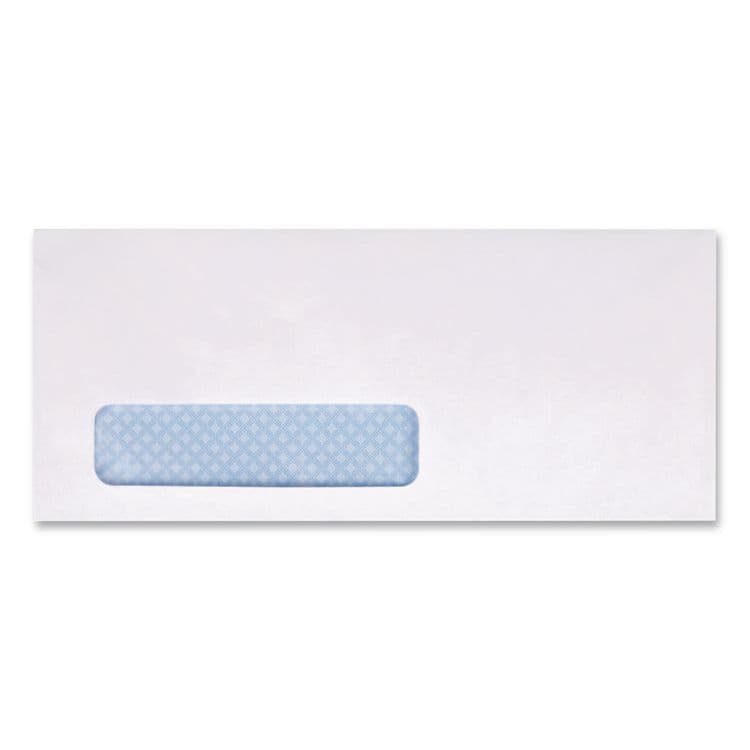 QUALITY PARK PRODUCTS Security Tint Window Envelope, #10, Commercial Flap, Gummed Closure, 4.13 x 9.5, White, 500/Box (QUA90130) thumbnail 3