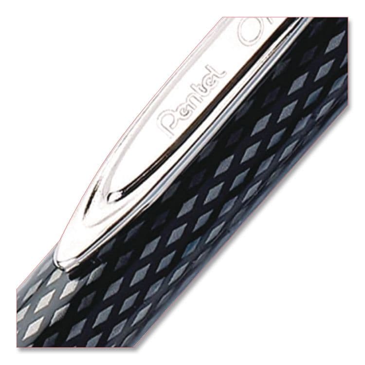 PENTEL OF AMERICA Oh! Gel Pen, Retractable, Medium 0.7 mm, Black Ink, Black Barrel, Dozen (PENK497A) thumbnail 3