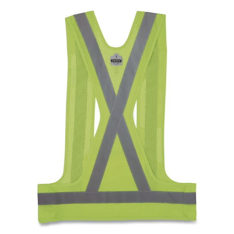 TENACIOUS HOLDINGS, . GloWear 8142BA Breakaway Type O Class 1 Hi-Vis Safety Vest, Polyester, Small/Medium, Lime (EGO27020) thumbnail 2