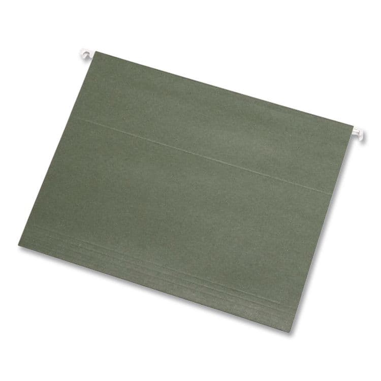 TOPS BUSINESS FORMS Reinforced Hanging File Folders, Letter Size, Straight Tabs, Standard Green, 25/Box (PFX4152) thumbnail 2