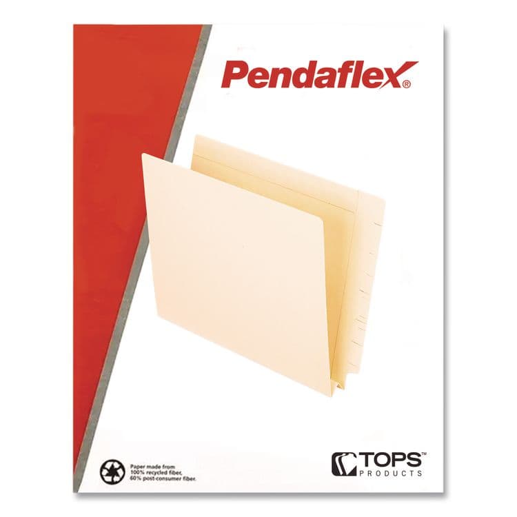 TOPS BUSINESS FORMS Manila End Tab Expansion Folders, Straight Tabs, Letter Size, 1.5" Expansion, Manila, 50/Box (PFX16625) thumbnail 3