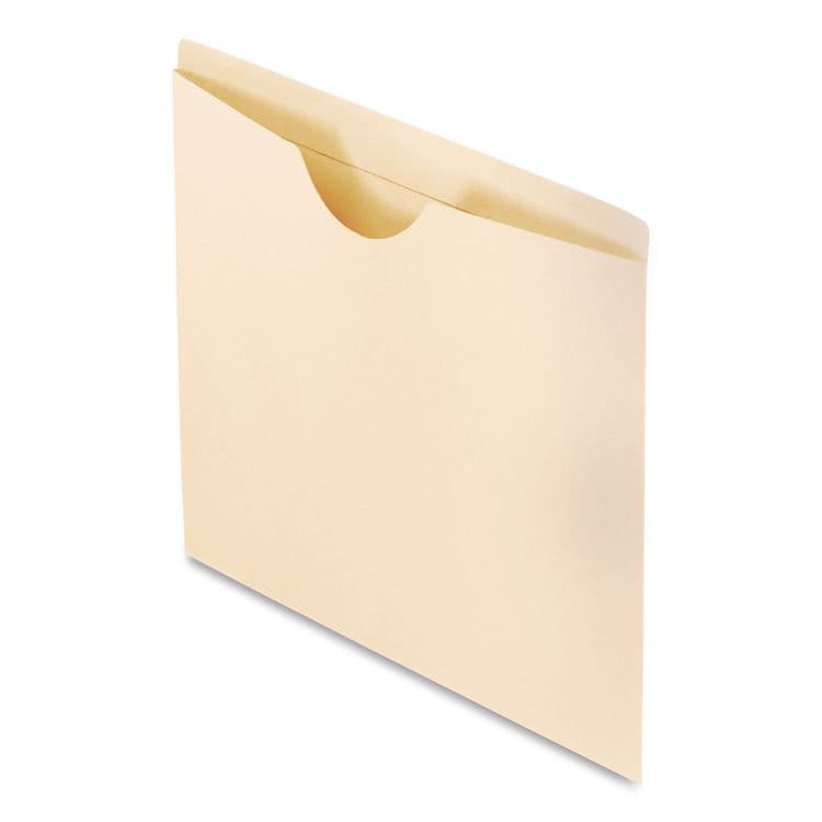 TOPS BUSINESS FORMS Manila Reinforced File Jackets, 2-Ply Straight Tab, Letter Size, Manila, 100/Box (PFX22000) thumbnail 2