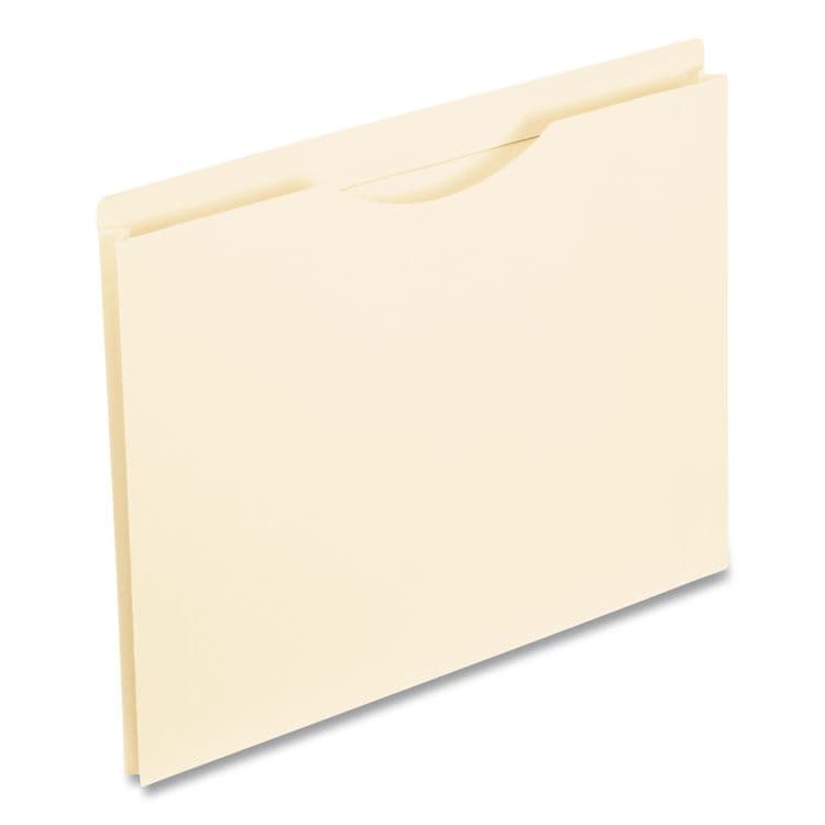 TOPS BUSINESS FORMS Manila Reinforced File Jackets, 2 Ply Straight Tab, Letter-Size, Manila, 50/Box (PFX22150) thumbnail 2
