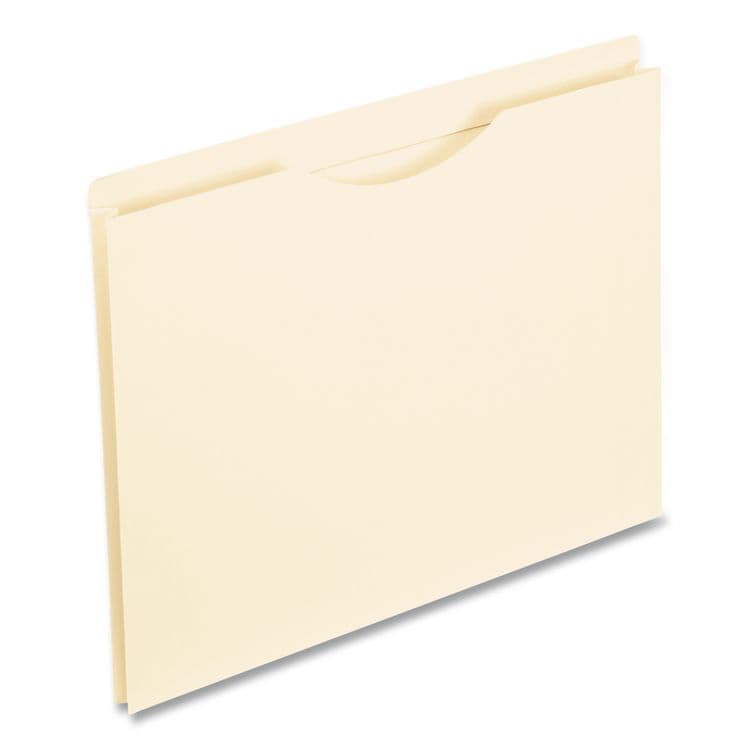 TOPS BUSINESS FORMS Manila Reinforced File Jackets, 2-Ply Straight Tab, Letter Size, Manila, 50/Box (PFX22200) thumbnail 2