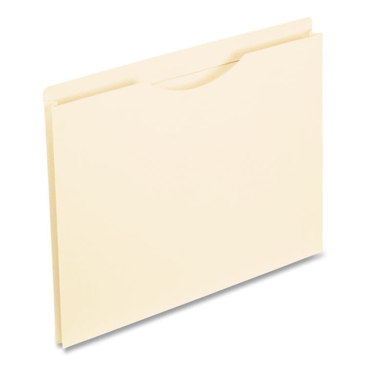 TOPS BUSINESS FORMS Manila Reinforced File Jackets, 2-Ply Straight Tab, Legal Size, Manila, 50/Box (PFX23200) thumbnail 2