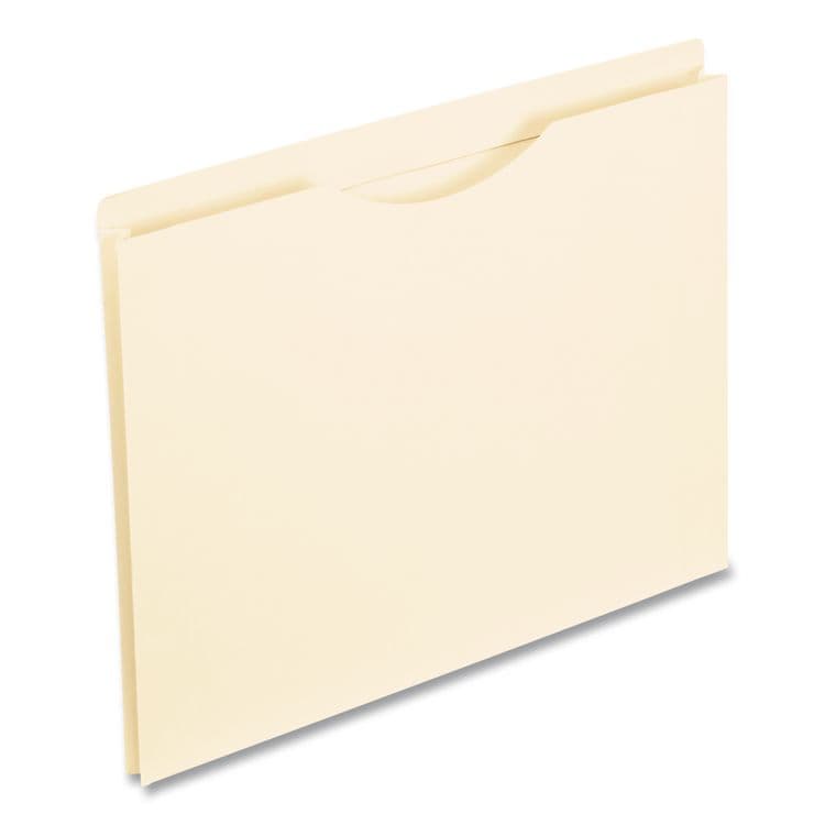 TOPS BUSINESS FORMS Manila Reinforced File Jackets, 2-Ply Straight Tab, Legal Size, Manila, 100/Box (PFX23900) thumbnail 2