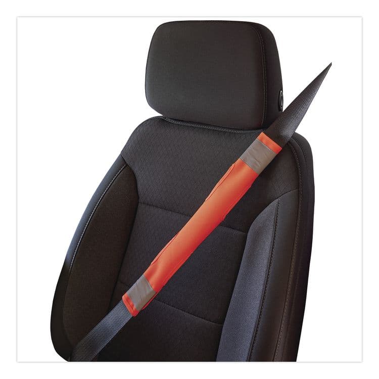 TENACIOUS HOLDINGS, . GloWear 8105 Hi-Vis Seat Belt Cover, 2.17" x 16.54", Orange (EGO29035) thumbnail 2