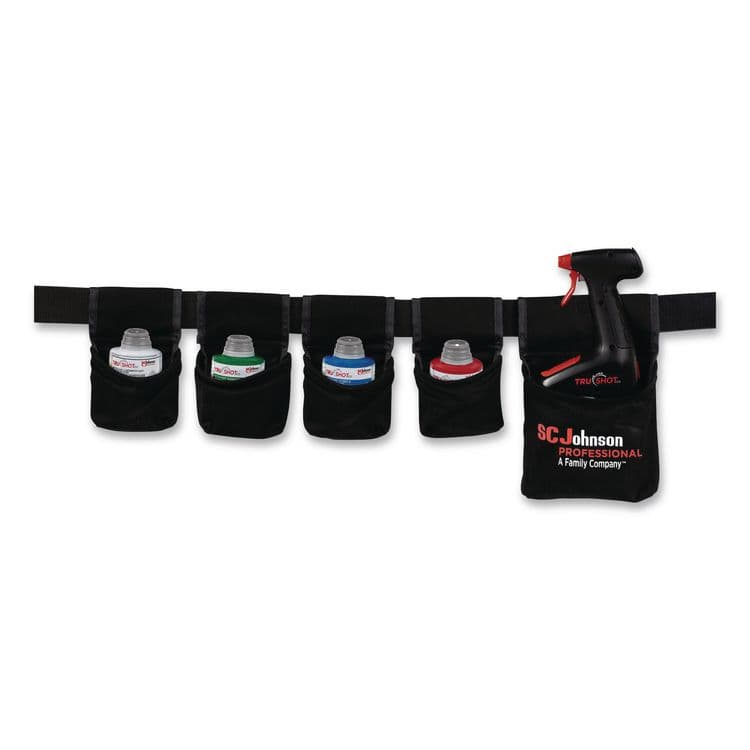 SC JOHNSON TruShot 2.0 Belt, 43" to 44" Waist x 46" Long, Nylon Belt, Hook-and-Loop Fastener, Black (SJNTSBELT)