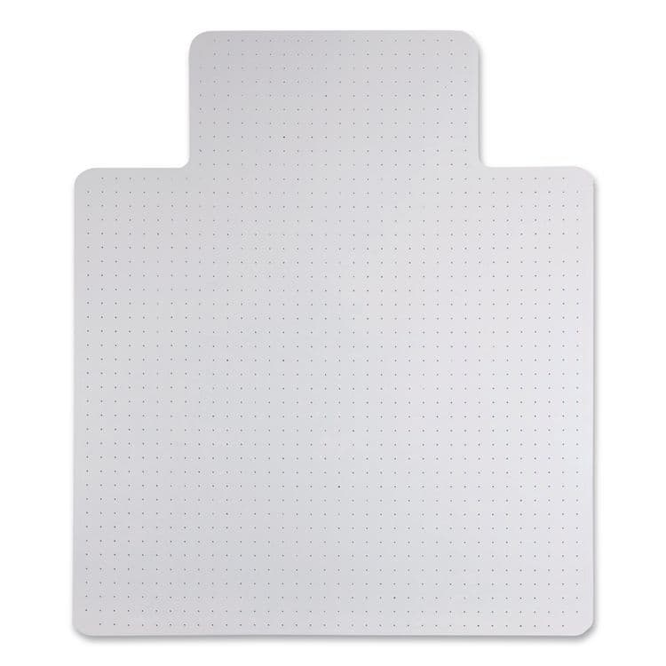 ALERA Studded Chair Mat for Flat Pile Carpeted Floors, Rectangular with Wide Lip, Straight Edges, 45" x 53", Clear (ALEMAT4553CFPL) thumbnail 3