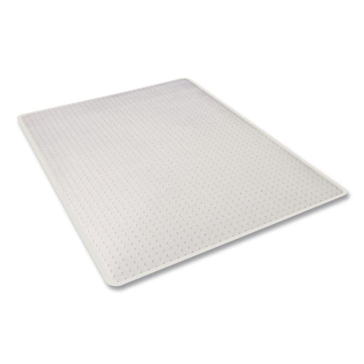 ALERA Studded Chair Mat for Flat to Low Pile Carpeted Floors, Rectangular, Beveled Edges, 46" x 60", Clear (ALEMAT4660CLPR) thumbnail 2