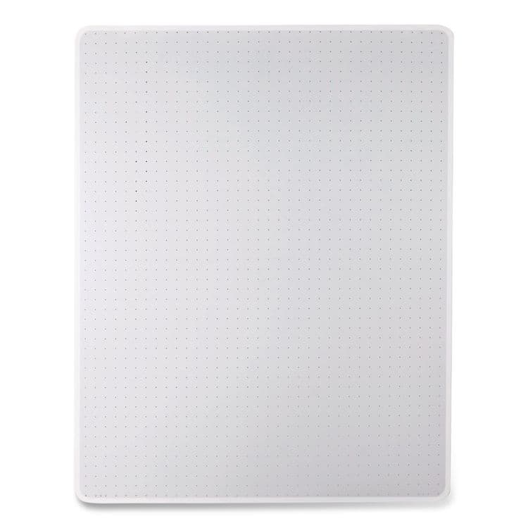 ALERA Studded Chair Mat for Flat to Low Pile Carpeted Floors, Rectangular, Beveled Edges, 46" x 60", Clear (ALEMAT4660CLPR) thumbnail 3