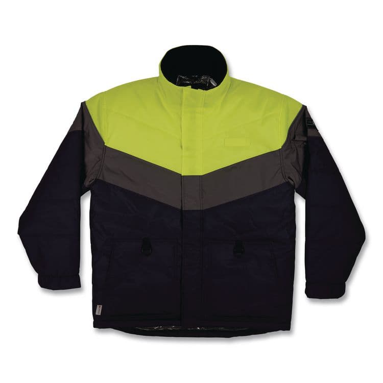 TENACIOUS HOLDINGS, . N-Ferno 6464 Insulated Freezer Jacket with AmpliFIRE Heat Reflective Lining, 3X-Large, Navy (EGO41137)