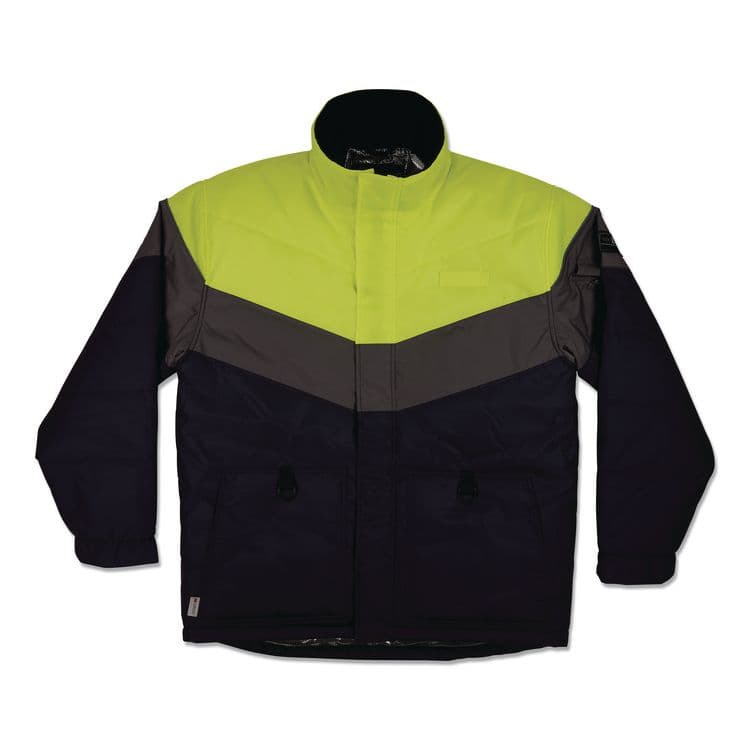 TENACIOUS HOLDINGS, . N-Ferno 6464 Insulated Freezer Jacket with AmpliFIRE Heat Reflective Lining, 4X-Large, Navy (EGO41138)