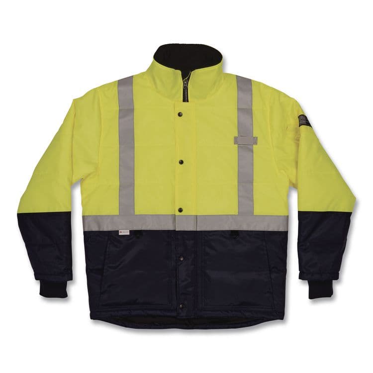 TENACIOUS HOLDINGS, . N-Ferno 6478 Class 2 Hi-Vis Freezer Jacket, Large, Lime (EGO41274)