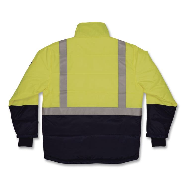 TENACIOUS HOLDINGS, . N-Ferno 6478 Class 2 Hi-Vis Freezer Jacket, X-Large, Lime (EGO41275) thumbnail 4