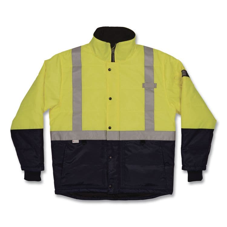 TENACIOUS HOLDINGS, . N-Ferno 6478 Class 2 Hi-Vis Freezer Jacket, X-Large, Lime (EGO41275)