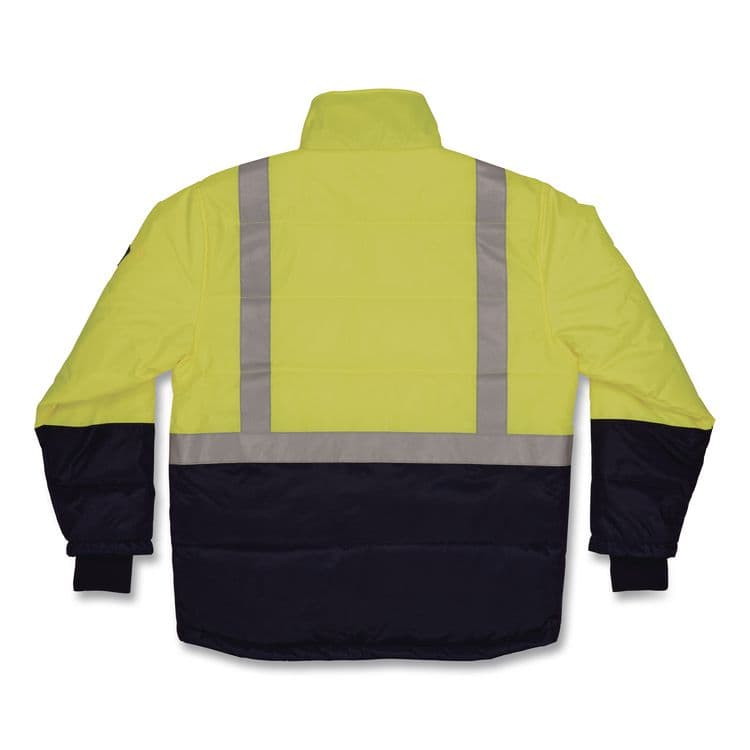 TENACIOUS HOLDINGS, . N-Ferno 6478 Class 2 Hi-Vis Freezer Jacket, 2X-Large, Lime (EGO41276) thumbnail 4