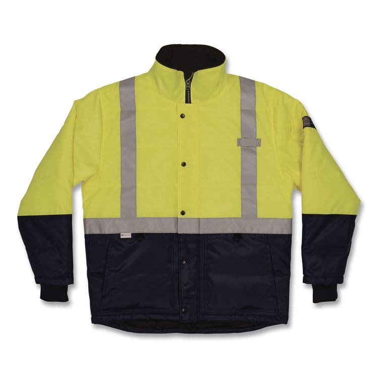 TENACIOUS HOLDINGS, . N-Ferno 6478 Class 2 Hi-Vis Freezer Jacket, 3X-Large, Lime (EGO41277)