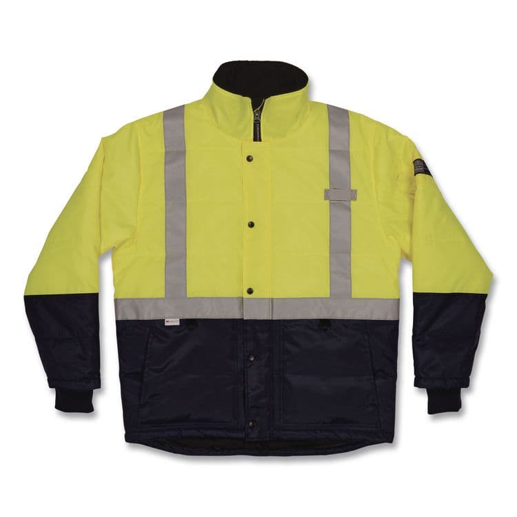 TENACIOUS HOLDINGS, . N-Ferno 6478 Class 2 Hi-Vis Freezer Jacket, 4X-Large, Lime (EGO41278)