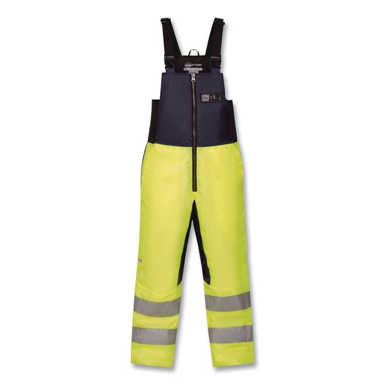 TENACIOUS HOLDINGS, . N-Ferno 6479 Hi-Vis Freezer Bib Overalls, Medium, Lime (EGO41283)