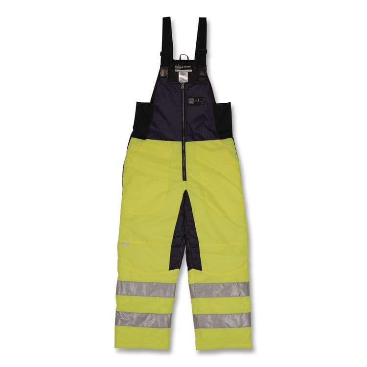 TENACIOUS HOLDINGS, . N-Ferno 6479 Hi-Vis Freezer Bib Overalls, X-Large, Lime (EGO41285) thumbnail 3