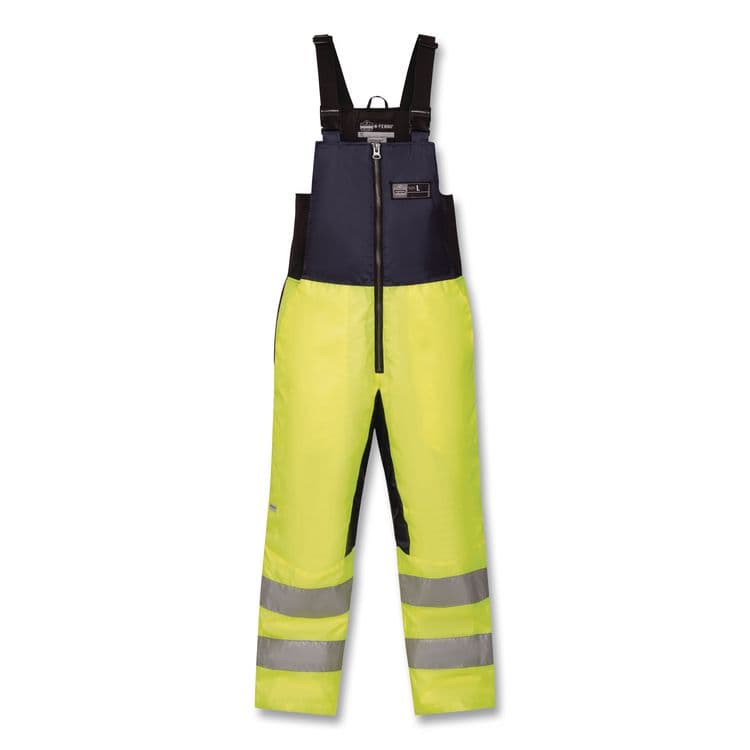 TENACIOUS HOLDINGS, . N-Ferno 6479 Hi-Vis Freezer Bib Overalls, 2X-Large, Lime (EGO41286)